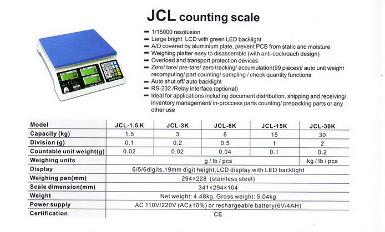 Jadever Model JCL ชั่งนับจำนวน